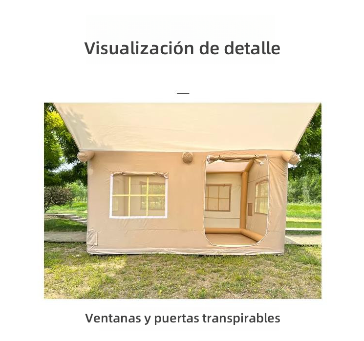 🎉⚡Hot Sale⚡Waterproof Light Weight Oxford Cloth Automatic Inflatable Tent With Camping Equipment