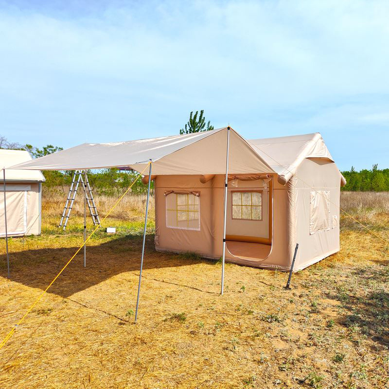 🎉⚡Hot Sale⚡Waterproof Light Weight Oxford Cloth Automatic Inflatable Tent With Camping Equipment